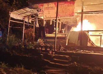 Peristiwa Kebakaran Kembali Terjadi di Barru, 2 Rumah Hangus Terbakar