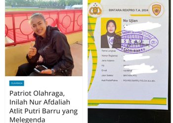 Atlit Berprestasi Barru Nur Afdalia Berharap Tahun Ini Lolos Seleksi Bintara PTU