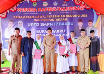 Bupati Barru Hadiri Wisuda Hafidz / Hafidzah Siswa UPTD SMPN 17 Barru