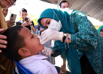 Dokter Ulfah Canangkan Pekan Imunisasi Nasional (PIN Polio) 2024