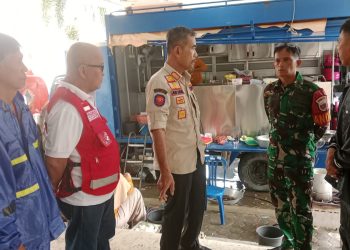 Dandim 1405/Parepare Tinjau Posko Bencana Dan Dapur Umum Kab..Barru