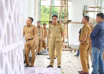 Bupati Barru Tinjau Pembangunan Masjid Raya, Minta Percepatan Progres
