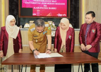 Pemkab Barru dan Universitas Almarisah Madani Tandatangani MoU untuk Program KKN Fokus Penurunan Stunting