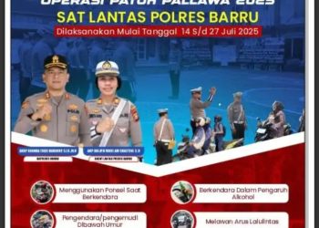 Fokus Keselamatan dan Kepatuhan Berlalu Lintas, Polres Barru Siap Gelar Operasi Patuh 2025,