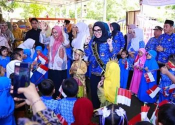 Bunda PAUD Barru Kunjungi TK Negeri 3, Tekankan Pentingnya Pendidikan Karakter Sejak Dini