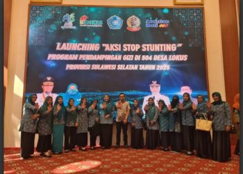 Ketua PKK Barru Raih Apresiasi Gubernur, Dapat Hadiah Sepeda Listrik di Launching Aksi Stop Stunting