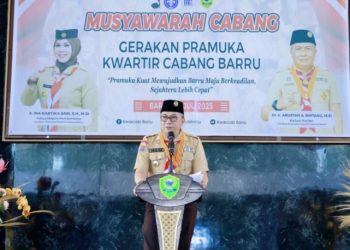 Kwarcab Pramuka Barru Periode 2025–2030 Resmi Dipimpin Wabup Abustan Andi Bintang