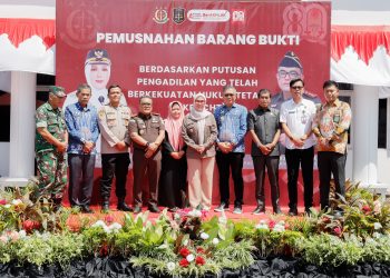 Bupati Apresiasi Forkopimda Barru atas Sinergi Tegakkan Hukum dan Musnahkan Narkoba