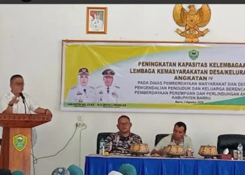 Wakil Bupati Barru Tekankan Pentingnya Penguatan Lembaga Kemasyarakatan Desa