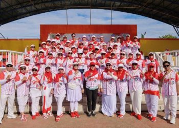 Pemkab Barru Gelar Senam Massal Merah Putih, Bukti Semangat Kebersamaan di HUT RI