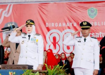 Bupati Andi Ina Kartika Pimpin Upacara HUT RI ke-80,