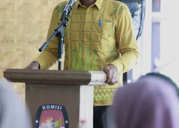 Pj. Sekda Barru Hadiri Sosialisasi dan Pendidikan Pemilih Berkelanjutan untuk Perkuat Demokrasi Daerah