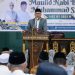 Maulid Nabi di Masjid Agung Nurul Iman, Wabup Barru: Cinta Rasulullah Wujudkan Kebersamaan dan Kepedulian Sosial