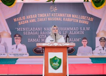 Bupati Barru Hadiri Maulid Akbar Mallusetasi, Ajak Warga Teladani Akhlak Rasulullah