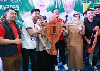 Andi Ina Kartika Sari Resmi Tutup Turnamen Futsal PEPABRI 2025, Janjikan Agenda Tahunan Lebih Meriah Tahun Depan