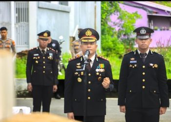 Kapolres Barru Pimpin Ziarah Nasional Peringati Hari Pahlawan ke-80 di TMP Sumpang Binangae