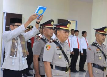 Kapolres Barru Pimpin Sertijab Pejabat Utama, Dorong Penguatan Organisasi dan Zona Integritas