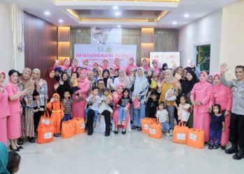 Peringati Hari Anak Sedunia, Polres Barru–Bhayangkari Fokus Pengentasan Stunting