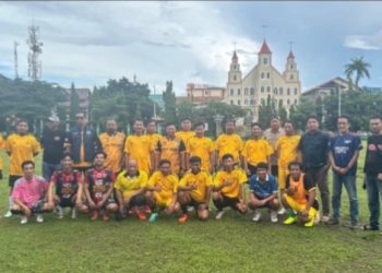 PWI Barru Tumbangkan PWI Parepare 4–2 pada Laga Persahabatan di Lapangan Andi Makkasau