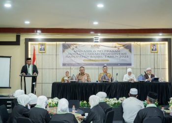 Wakil Bupati Barru Lepas 50 Jamaah Umrah Resmi Pemkab Barru Tahun 2025