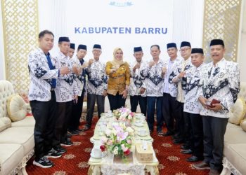 Bupati Barru Terima Audiensi PGRI, Siap Buka Kongres Kabupaten Desember 2025