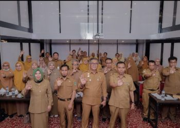 Wabup Barru Tekankan Edukasi Kesehatan Berkelanjutan dalam Rakor Evaluasi P2P Dinkes