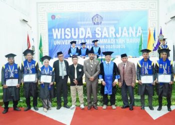 Pj Sekda Barru Hadiri Wisuda Sarjana XXVI Universitas Muhammadiyah Barru, Dorong Lulusan Berkontribusi untuk Daerah