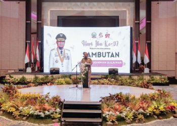 Wabup Barru Hadiri Puncak Peringatan Hari Ibu ke-97 Tingkat Provinsi Sulsel di Makassar