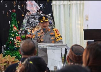 Kapolres Barru Hadiri Ramah Tamah Perayaan Natal Gereja Katolik Santa Maria Stasi Barru