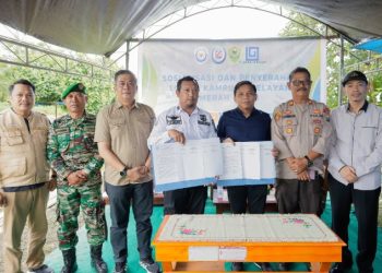 Wabup Barru Hadiri Sosialisasi dan Penyerahan Lokasi Pekerjaan Kampung Nelayan Merah Putih Tahap II di Matene