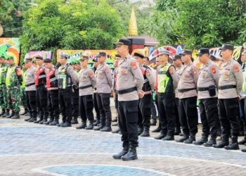 Polres Barru Siagakan 320 Personel Gabungan Amankan Malam Tahun Baru 2026