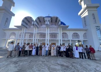 Bupati Barru Tinjau Pembangunan Masjid Raya Lasinri, Target Rampung Jelang Ramadhan