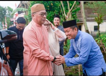Disambut Obor dan Umbul-Umbul, Safari Ramadan Wabup Barru di Desa Lempang Berlangsung Meriah