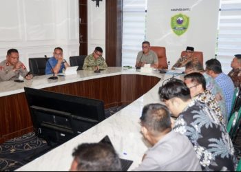 Diwakili Wabup Abustan A. Bintang, Andi Ina Kartika Sari Gelar Rakor Forkopimda Plus Bahas Kesiapsiagaan Idul Fitri 1447 H di Barru