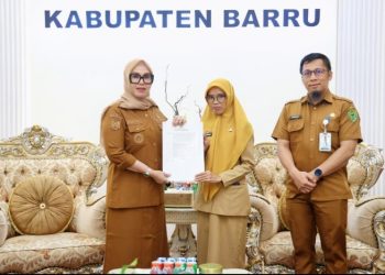 Bupati Barru Serahkan SK Plt Tiga Pejabat Dinkes, Tekankan Optimalisasi Pelayanan Kesehatan