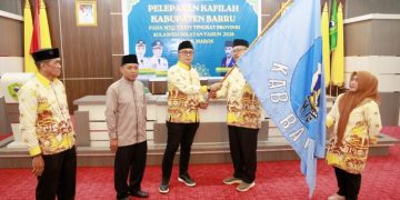 Wabup Barru Lepas Kafilah MTQ ke-34 Sulsel, Tekankan Mental, Disiplin, dan Spiritualitas