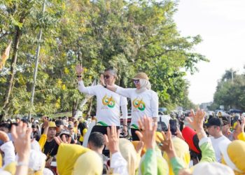 5.333 Peserta Meriahkan Jalan Santai Hari Jadi ke-66 Barru, Warga Antusias Berburu Doorprize”