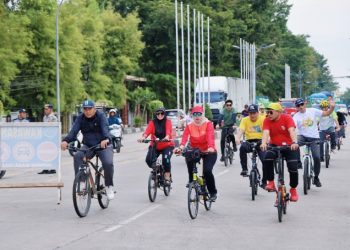 ASN Barru Mulai Bike to Work, Kantor Pemerintah Dipenuhi Sepeda di Hari Rabu