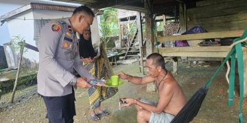 Polsek Pujananting Humanis Tangani ODGJ, Kapolsek Rutin Kunjungi Rumah Warga