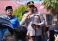Kapolres Barru Pimpin Pengamanan Aksi May Day, 150 Massa KSPSI Berunjuk Rasa Kondusif