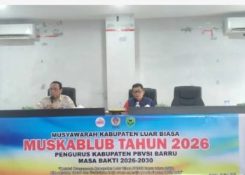 Muskalub PBVSI Barru 2026–2030 Resmi Digelar, Fokus Perkuat Pembinaan Atlet Voli