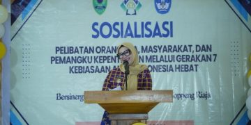 Bupati Barru Buka Sosialisasi Gerakan 7 Kebiasaan Anak Indonesia Hebat di Soppeng