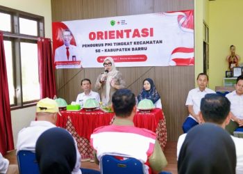 Bupati Andi Ina Buka Orientasi Pengurus PMI Kecamatan, Perkuat Misi Kemanusiaan di Barru