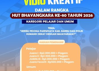 Polres Barru Gelar Lomba Video Kreatif HUT Bhayangkara ke-80, Angkat Pesona Wisata dan Polri Humanis