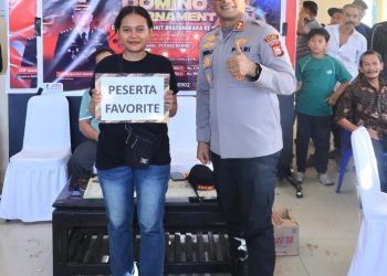 Kapolres Barru Buka Turnamen Domino Hari Bhayangkara ke-80, Diikuti 128 Pasangan