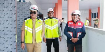 Kapolres Barru Dampingi Bupati Tinjau Pembangunan Sekolah Rakyat, Polri Dukung Suksesnya Proyek Strategis Nasional