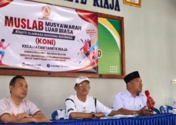 Muslab KONI Tanete Riaja Digelar, Perkuat Organisasi Demi Pembinaan Olahraga Berprestasi