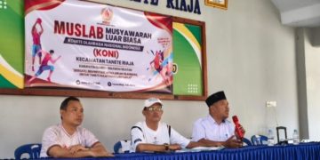 Muslab KONI Tanete Riaja Digelar, Perkuat Organisasi Demi Pembinaan Olahraga Berprestasi