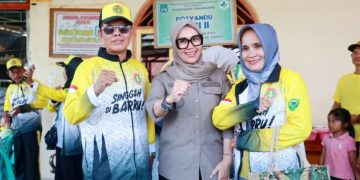 Bupati Andi Ina Sambangi Posko Kontingen PGRI Barru, Suntik Semangat Atlet di Porsenijar Sulsel 2026