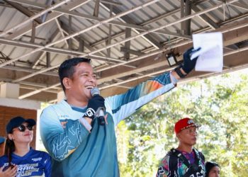 Semarak Hari Bhayangkara ke-80, Kapolres Barru Lepas 600 Peserta Bhayangkara Trail 2026